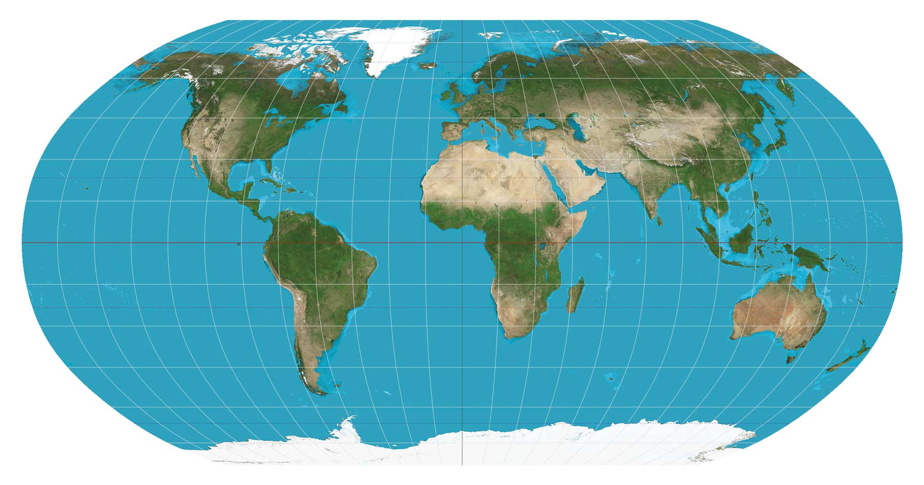 Arthur Robinson’s map of the world