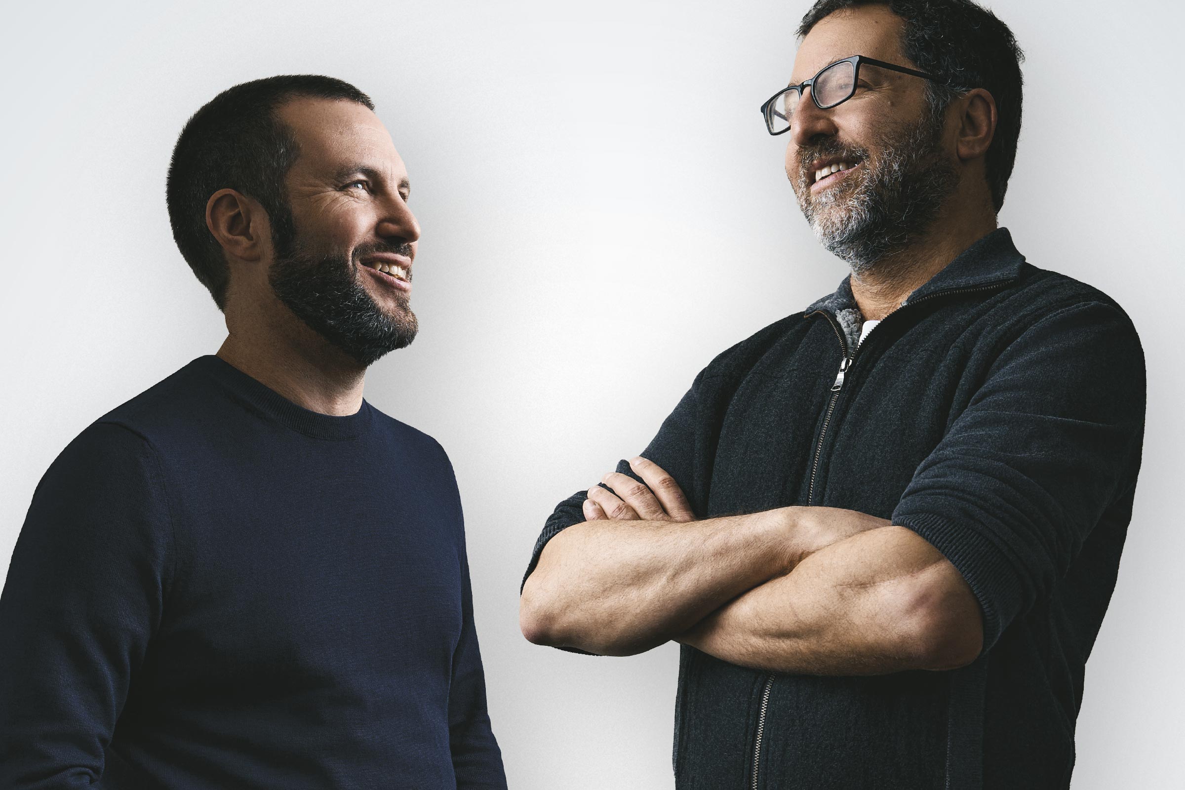 Michael Titelbaum and Jordan Ellenberg standing next to each other